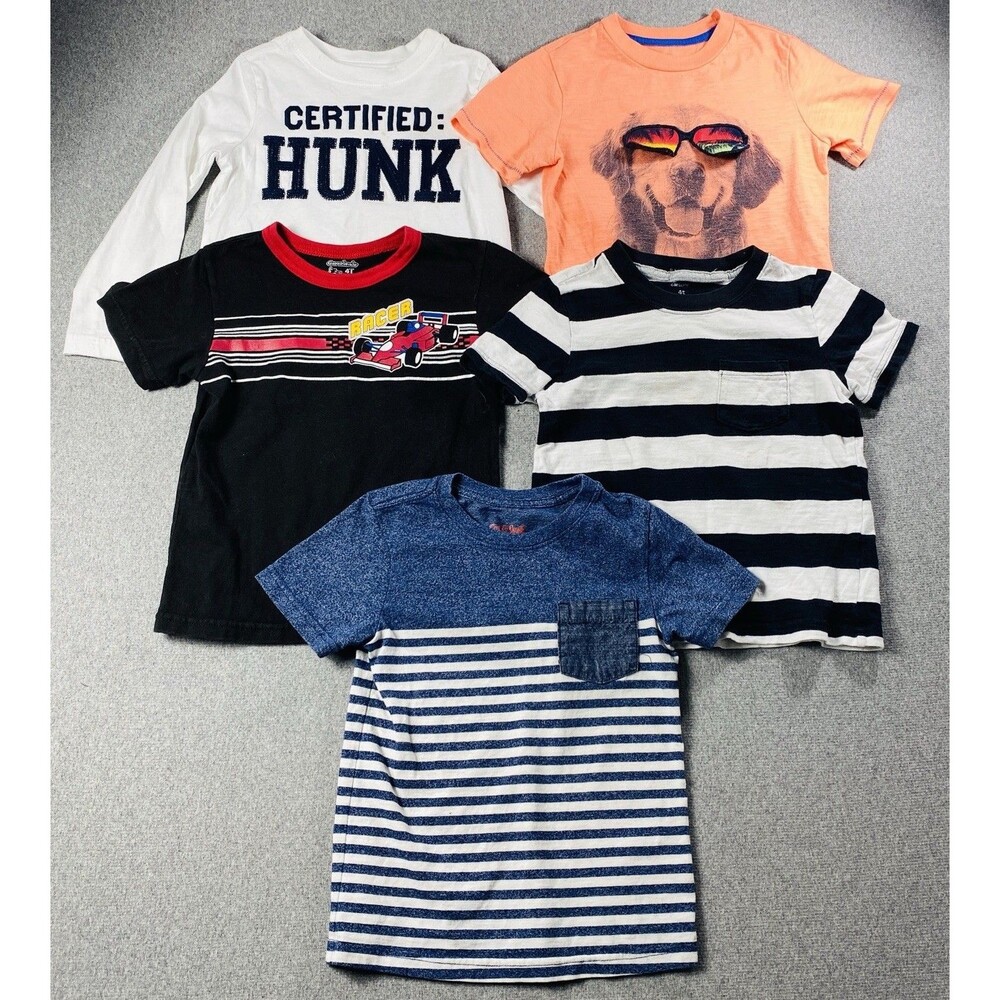 Boys Assorted T-shirts ( Long,short, Sleeveless) Set Of 10